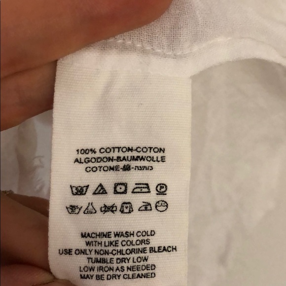 Free people white flowy top - Picture 4 of 4